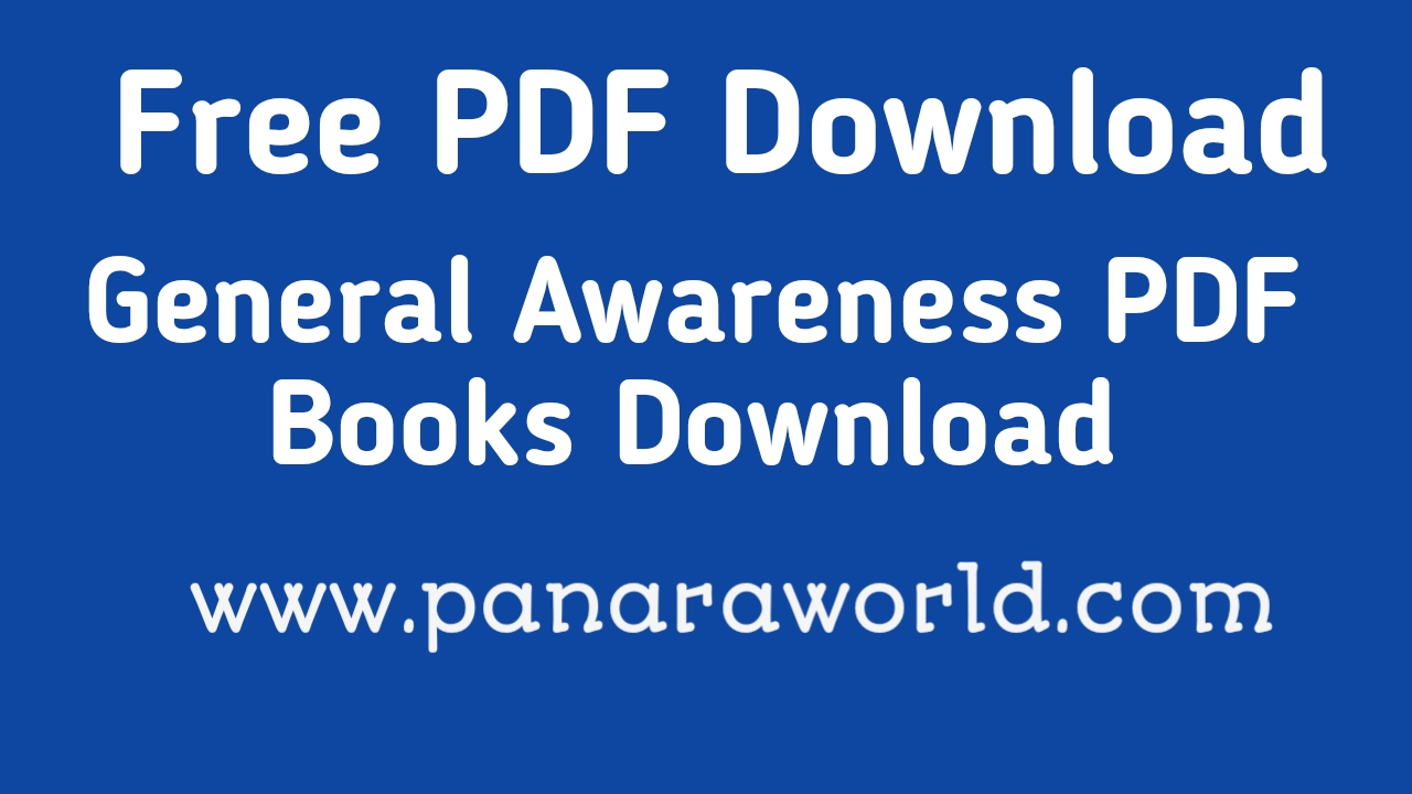 general awareness pdf